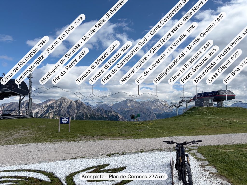 Blick vom Kronplatz 2.275 m